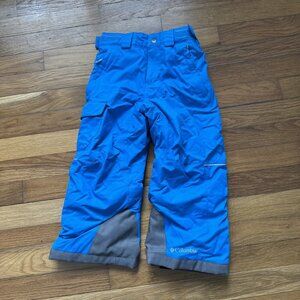 Columbia Kids Waterproof Omni Heat Thermal Snow Ski Pants Blue Size XXS